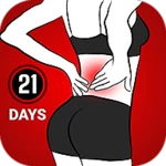 back pain relief yoga at home android application logo